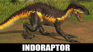 INDORAPTOR MAX LEVEL 40  Jurassic World The Game [upl. by Akinajnat]