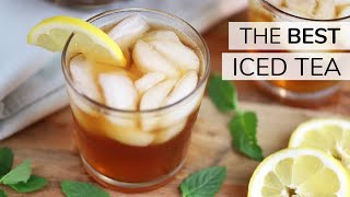 THE BEST ICED TEA  how to make cold brew iced tea [upl. by Lerad]