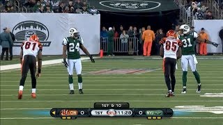 Terrell Owens amp Chad Ochocinco vs Darrelle Revis amp Antonio Cromartie 2010 WR vs CB [upl. by Einafats72]