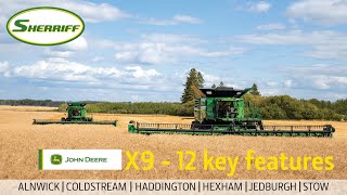 12 key features of the NEW John Deere X9 combine harvester [upl. by Ytsur804]