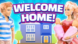 Barbies Baby Part 5  Welcome Home  Ep22 [upl. by Enirol]