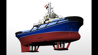 Voith Schneider propeller VSP for Tugs and Ferries [upl. by Magdalene]