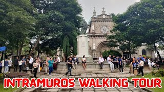 INTRAMUROS MANILA  Walking Tour [upl. by Aderfla]