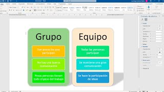 Como hacer un cuadro comparativo en WORD [upl. by Sadnak]