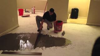 How to Level Your Subfloor  Low Spots [upl. by Gnal]