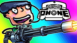 Gartic Phone Funny Moments  Our Censored Black Bars Are Actually Miniguns [upl. by Arlynne]