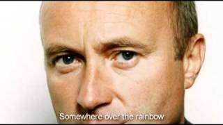 Phil Collins  Over The Rainbow Lyrics REMASTERED [upl. by Sudoeht580]