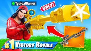 The SNIPER ONLY CHALLENGE in Fortnite IMPOSSIBLE [upl. by Vitus]