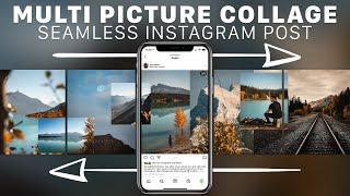 Easy SEAMLESS Instagram Carousel Collage [upl. by Belamy]