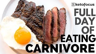 CARNIVORE DIET RECIPES  Full Day of Eating Carnivore Diet  EAT KETO CARNIVORE WITH ME [upl. by Myranda]