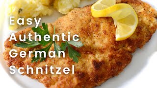 How to Make an Easy Authentic German Schnitzel [upl. by Aivatal166]