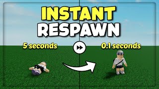 How To Instant Respawn  Roblox Studio [upl. by Willing]