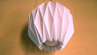 Making it easy Diy Paper Lamp shade at home [upl. by Alleram906]