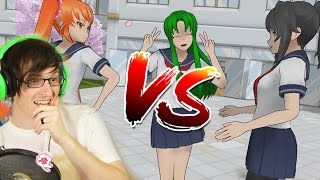 OSANA VS YANDERE CHAN RAP BATTLE  Epic Rap Battles of Akademi Reaction [upl. by Ibrek]