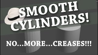 Blender Help Making a Smooth Cylinder  FINALLY [upl. by Analli]