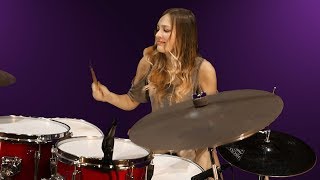 Slow Ride – Foghat  Mia Morris full version drum cover Nashville Drummer Musician Songwriter [upl. by Harrod400]