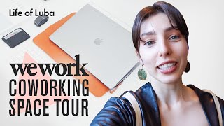 WEWORK Coworking  is it worth it Office Space Tour [upl. by Yenaiv]