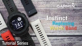 Tutorial  Instinct How To Replace Your Watch Band [upl. by Airtemak]