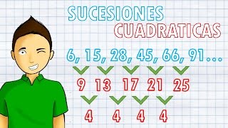 SUCESIONES CUADRATICAS Super facil [upl. by Boar336]