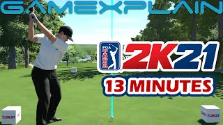 13 Minutes of PGA TOUR 2K21 Gameplay Nintendo Switch [upl. by Marya]