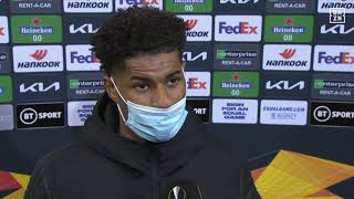 Marcus Rashford Raw And Emotional Interview After Europa League Final [upl. by Adnahsor]