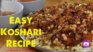 Easy koshari recipe [upl. by Neddra]