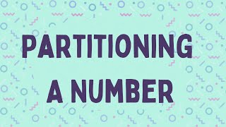 How To Partition Numbers [upl. by Nicolas]