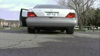 Mersedes w140 s600 v12 exhaust sound [upl. by Sulokcin]