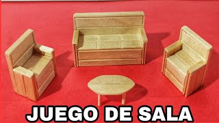 como hacer muebles para maquetas [upl. by Ahcsropal]