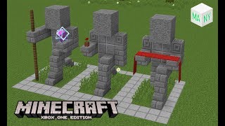 ESTÁTUAS DE PEDRA  TUTORIAL MINECRAFT CUSTOM MAP [upl. by Ninnahc]