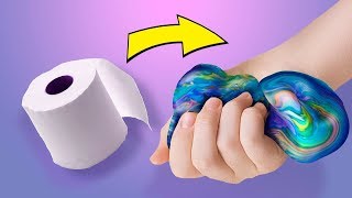 12 INCREÍBLES MANUALIDADES CON SLIME [upl. by Norehc]