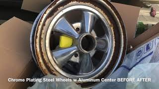 Steel Wheels Rims  Chrome Plating  Cragar [upl. by Edaw]