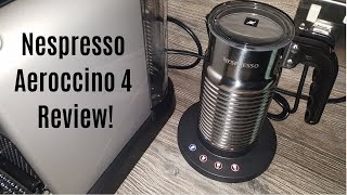 Nespresso Aeroccino 4 Milk Frother Review  Worth upgrading from the Aeroccino 3 [upl. by Ithsav132]