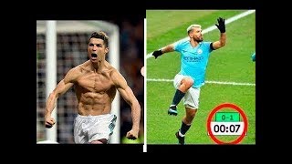 10 FASTEST GOALS IN FOOTBALL HISTORY [upl. by Lynnelle956]