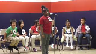 2019 Spelling Bee 1st Grade [upl. by Pall]