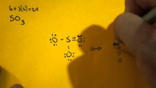 Lewis Dot Structure of SO3 Sulfur Trioxide [upl. by Etsirk886]