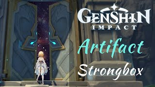 Genshin Impact  Artifact Strongbox HowTo  Mystic Offering  5 Star Artifacts  20 Update [upl. by Profant]