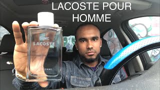 Lacoste Pour Homme Fragrance Review [upl. by Shurlock]