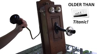 Whats inside a 113 year old Hand Crank Telephone [upl. by Yetty]