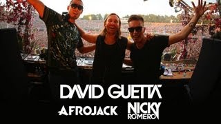 David Guetta vs Afrojack vs Nicky Romero  Tomorrowland 2013 [upl. by Tobiah]