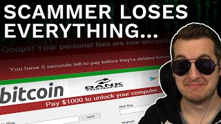 Scammer Loses Everything To Ransomware Virus [upl. by Zipah]