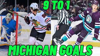 Ranking All 9 NHL Michigan Goals [upl. by Inalej]