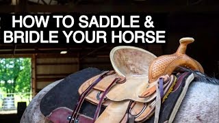 HOW TO TACK UP YOUR HORSE WESTERN [upl. by Jacynth]