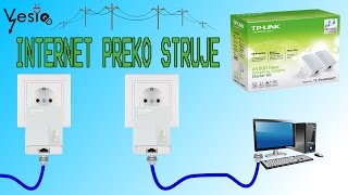 Internet preko kucne instalacije  TP LINK powerline [upl. by Goody12]