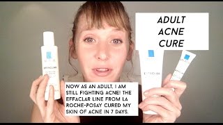 Effaclar La Roche Posay Review amp How to Use It for Adult Acne [upl. by Bordie]