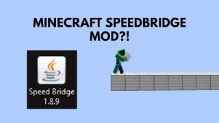 Minecraft SPEED BRIDGE MOD 189 [upl. by Nalyak]