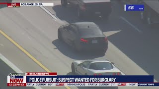 California police chase BMW hits 150 mph trying to escape from officers  LiveNOW from FOX [upl. by Odarbil207]