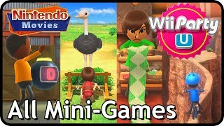 Wii Party U  All Mini Games 2 Players Master Difficulty [upl. by Cleland]