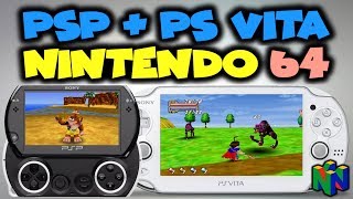 PSPPS VITA DaedalusX64 v118 UPDATE N64 Emulator Test [upl. by Eniamsaj]