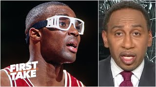 Stephen A reacts to Horace Grant calling Michael Jordan a liar and a snitch  First Take [upl. by Nordine374]